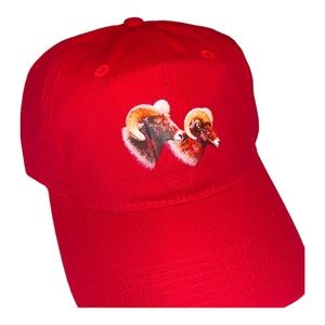 New with tags red rams hat